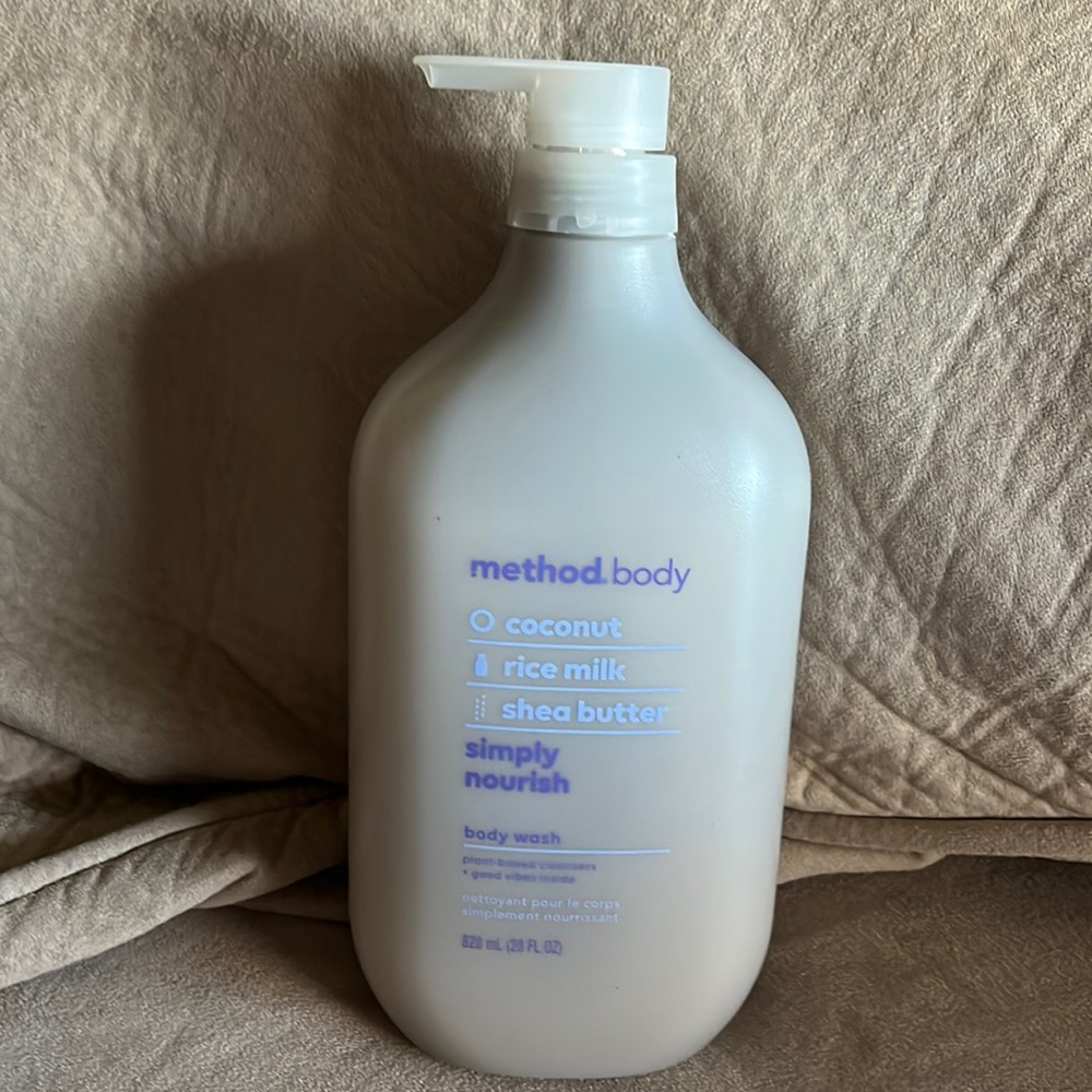 Method Body Wash, Simply Nourish, Paraben and Phthalate Free, 28 oz (Pack of 1)